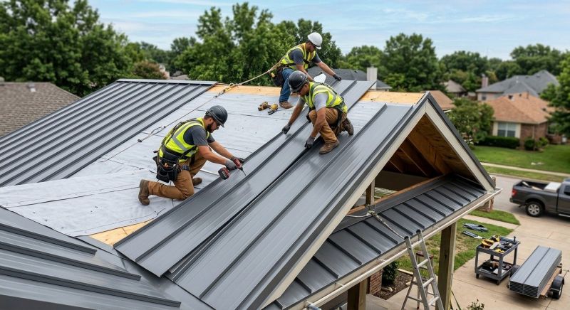 Aluminum Roof Installation in Amherst, OH