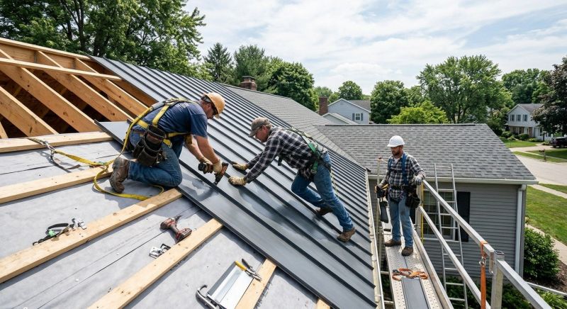 Aluminum Roof Installation in Columbia Station, OH