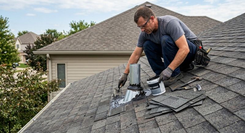 Asphalt Roof Leak Repair in Cuyahoga County, OH