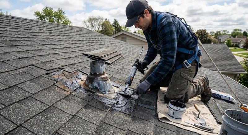 Asphalt Roof Leak Repair in Lagrange, OH