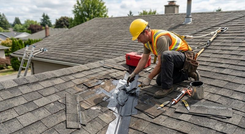 Asphalt Roof Leak Repair in North Royalton, OH