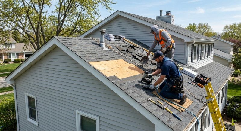 Asphalt Roof Repair in North Royalton, OH