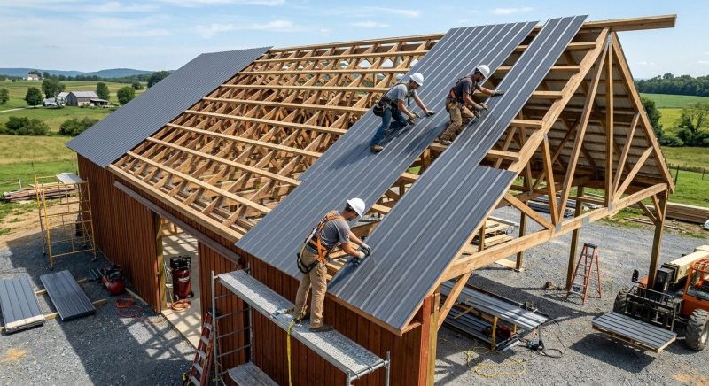 Barn Roof Construction in Lorain County, OH