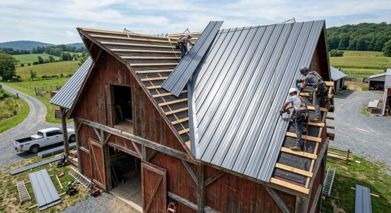 Barn Roof Construction in Lorain County, OH