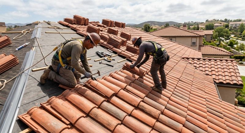 Barrel Tile Roof Installation in Lorain County, OH