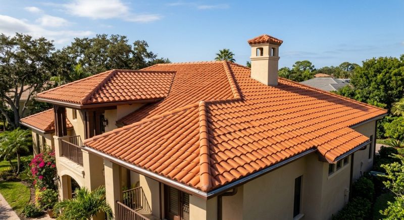 Barrel Tile Roof Installation in Lorain County, OH
