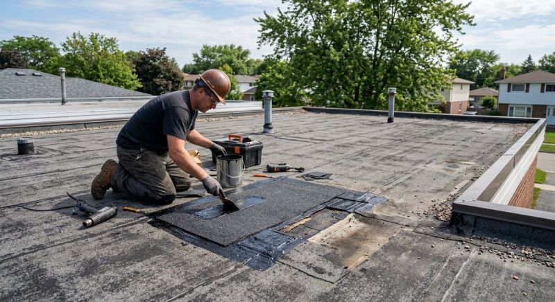 Bitumen Roof Repair in Lorain County, OH