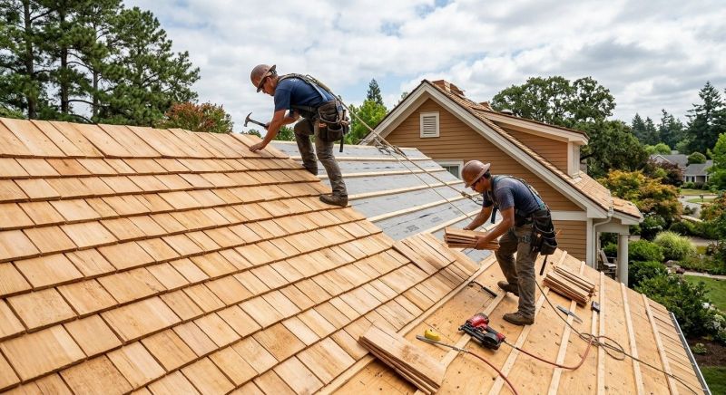 Cedar Roof Installation in Cuyahoga County, OH