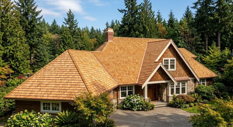 Cedar Roof Installation in Elyria, OH