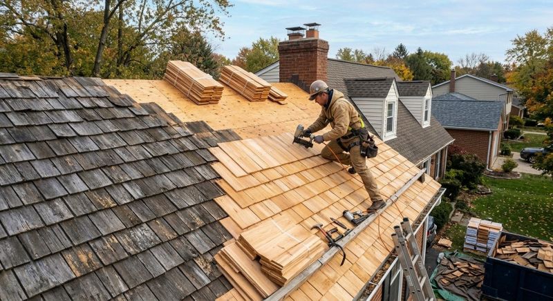 Cedar Roof Replacement in Avon Lake, OH