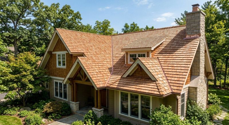 Cedar Shake Roof Construction in Lagrange, OH