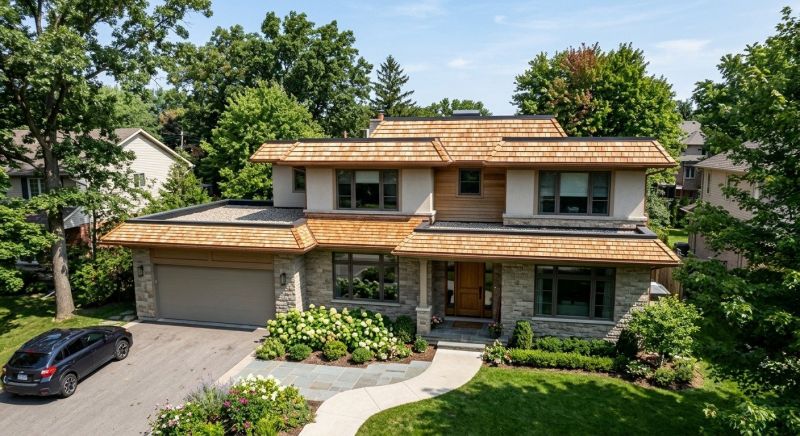 Cedar Shake Roof Construction in Westlake, OH
