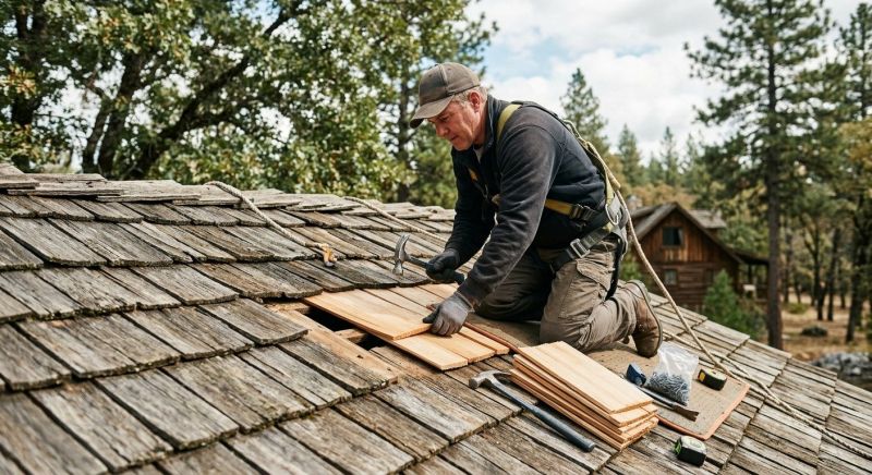 Cedar Shake Roof Repair in Avon Lake, OH