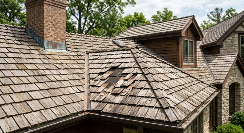 Cedar Shake Roof Repair in Lorain County, OH