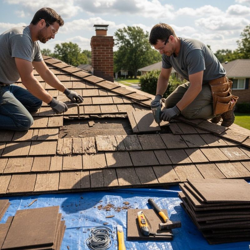 Cedar Shake Roof Repair in North Royalton, OH
