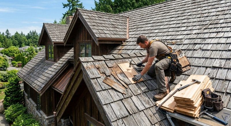 Cedar Shingles Repair in Avon, OH