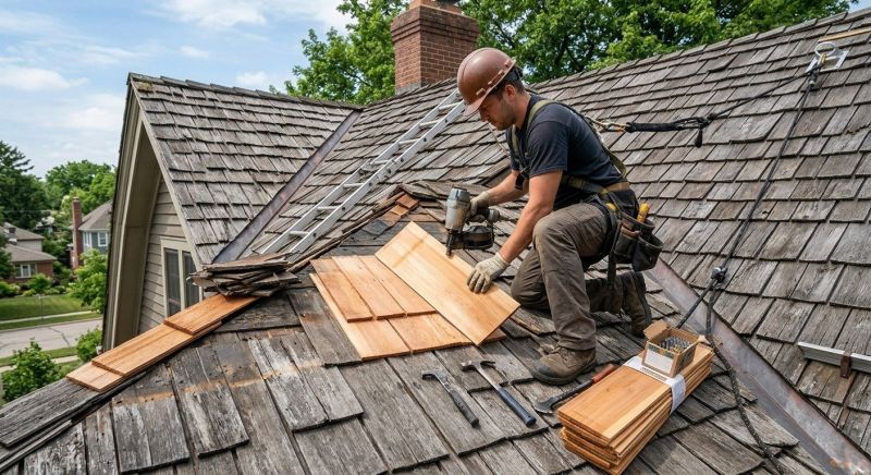 Cedar Shingles Repair in Berea, OH