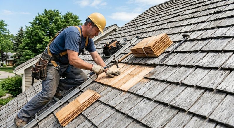 Cedar Shingles Repair in Hinckley, OH