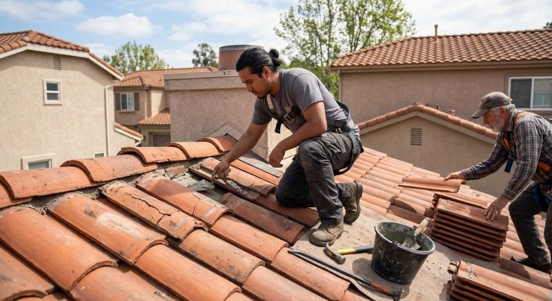Clay Roof Leak Repair in Lorain County, OH