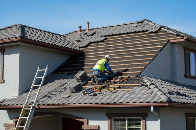 Clay Roof Leak Repair in Lorain County, OH