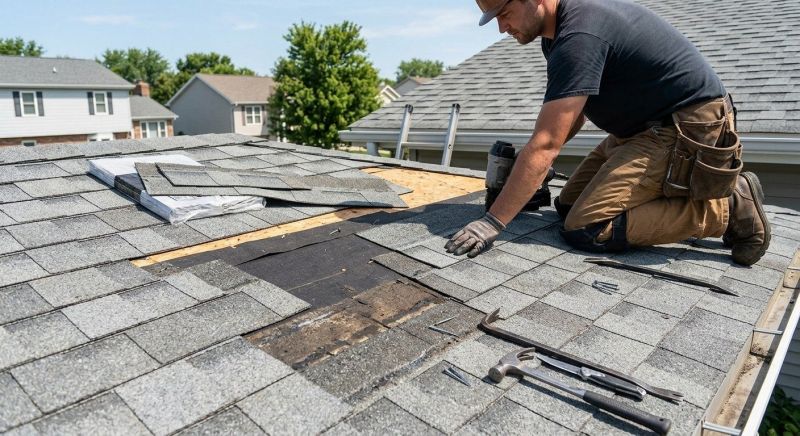 Composite Roof Repair in Lorain County, OH