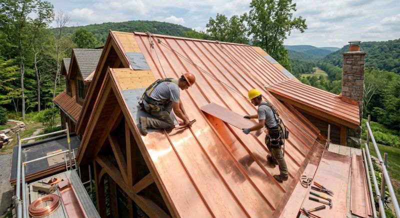 Copper Roof Installation in Lorain County, OH