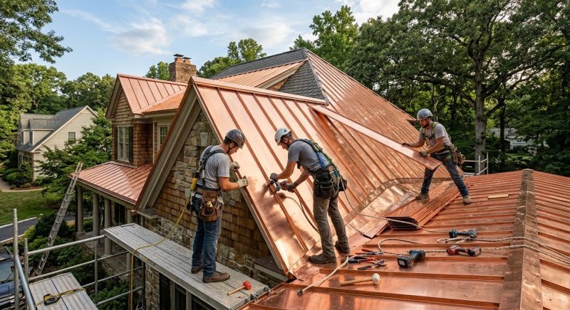 Copper Roof Installation in Lorain County, OH