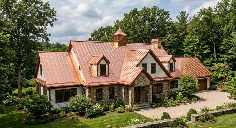 Copper Roof Replacement in Lorain County, OH