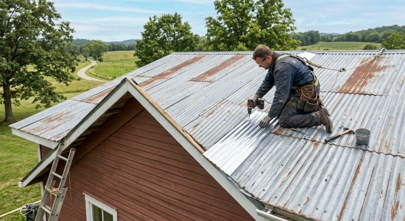Corrugated Roof Repair in Avon Lake, OH
