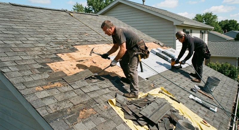 Damaged Roof Repair in North Royalton, OH