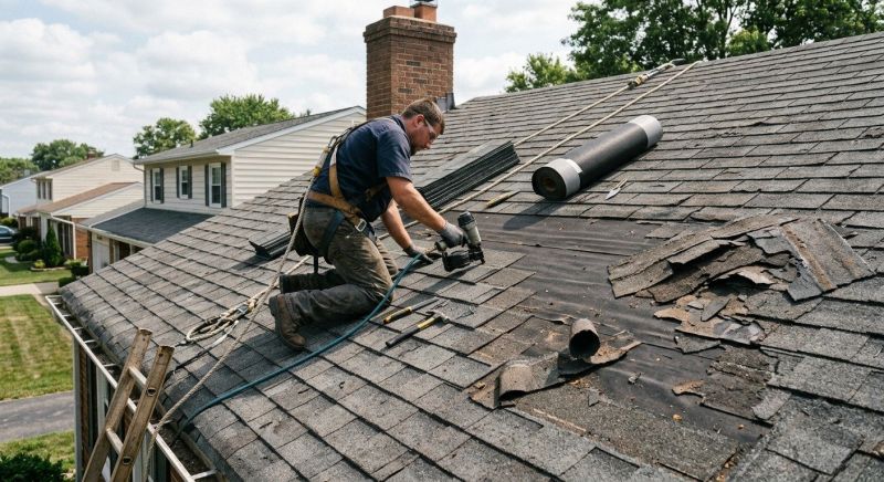 Damaged Roof Repair in Wellington, OH