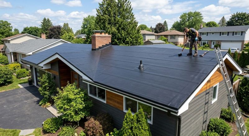 Epdm Roof Installation in Amherst, OH