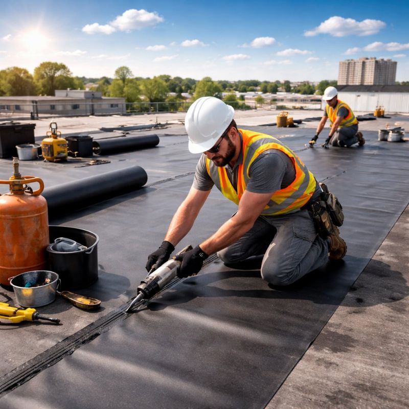 Epdm Roof Installation in Medina County, OH