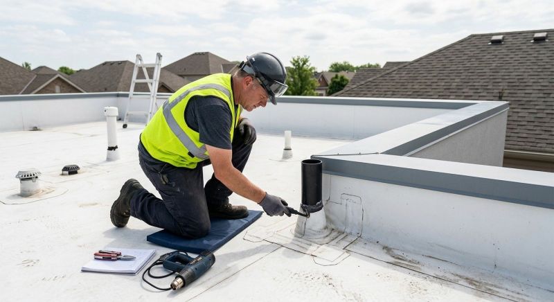 Flat Roof Inspection in Lorain County, OH