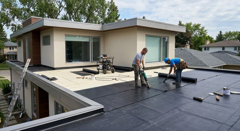 Flat Roof Installation in Berea, OH