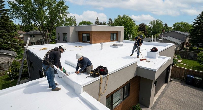 Flat Roof Installation in Westlake, OH