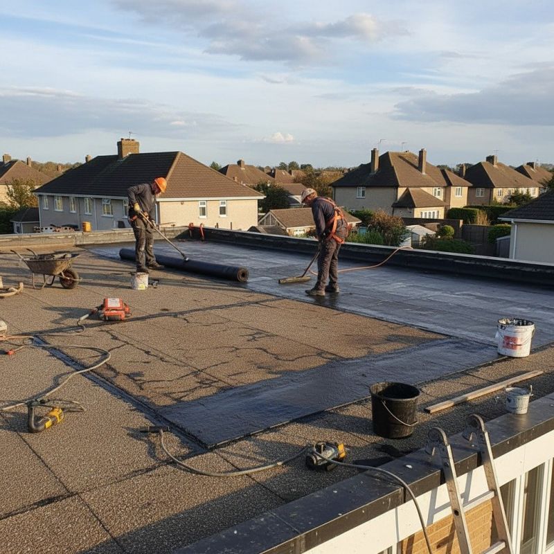 Flat Roof Repair in Amherst, OH