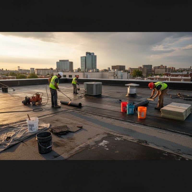 Flat Roof Repair in North Royalton, OH