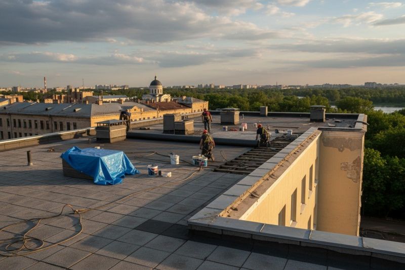 Flat Roof Replacement in Avon, OH