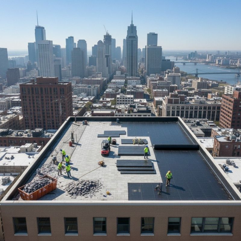 Flat Roof Replacement in Berea, OH