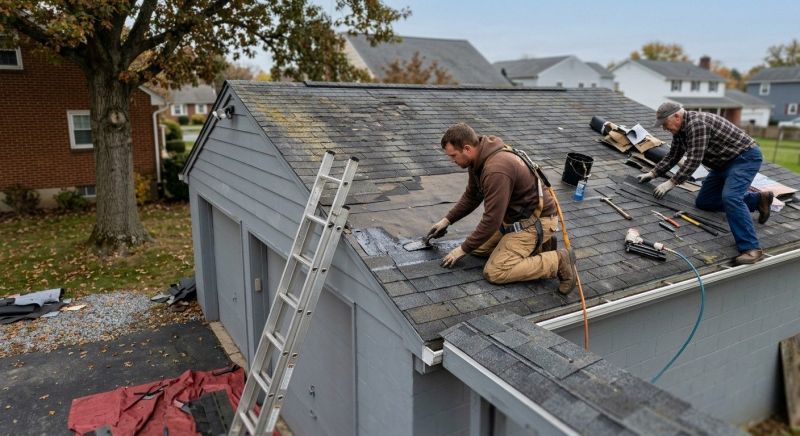 House Roof Repair in Lakewood, OH