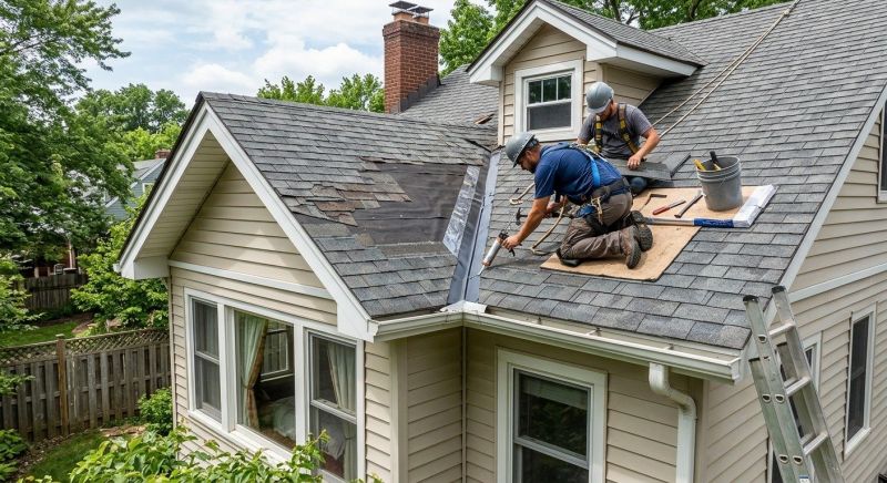 House Roof Repair in North Ridgeville, OH
