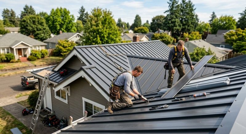 Metal Roof Repair in Grafton, OH
