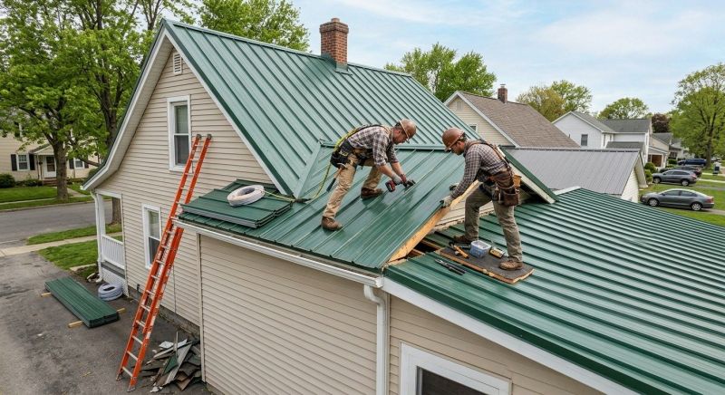 Metal Roof Repair in Huron, OH
