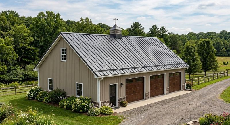 Pole Barn Roof Repair in Elyria, OH