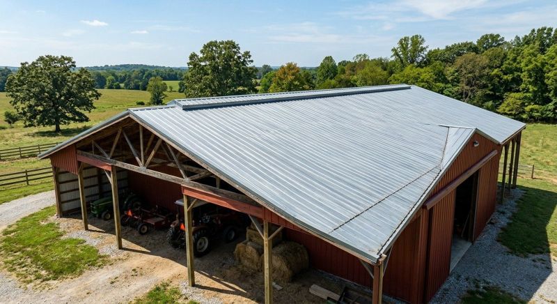 Pole Barn Roof Repair in Lakewood, OH