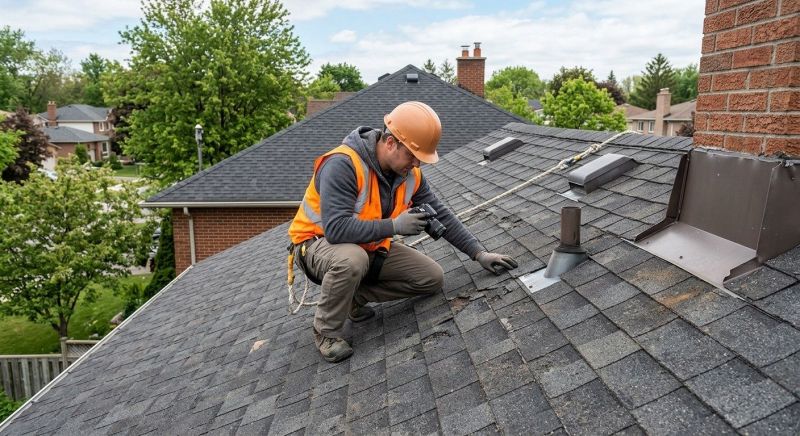 Roof Damage Inspection in Westlake, OH
