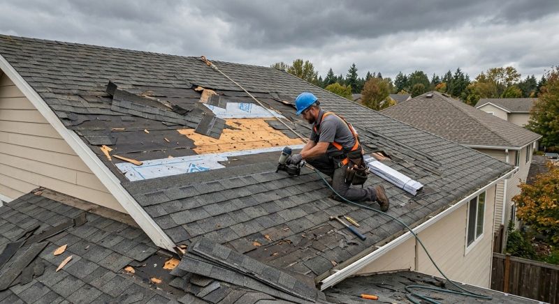Roof Damage Repair in Broadview Heights, OH