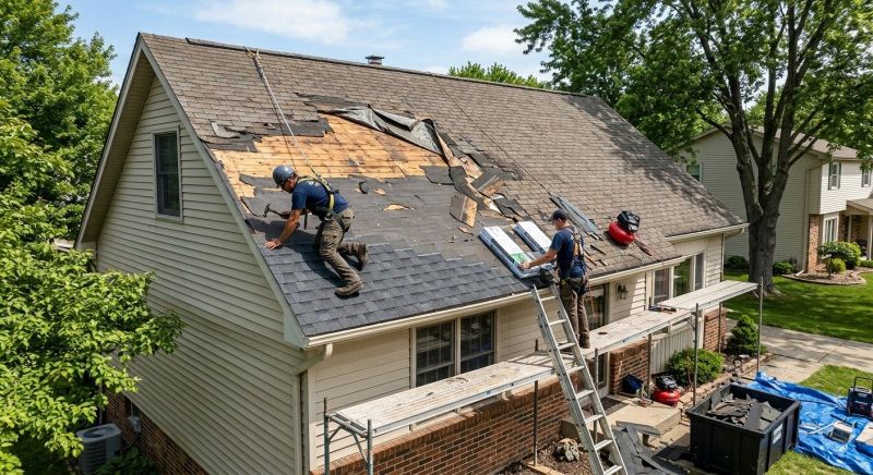 Roof Damage Repair in Huron, OH