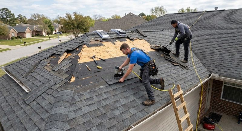 Roof Damage Repair in North Royalton, OH